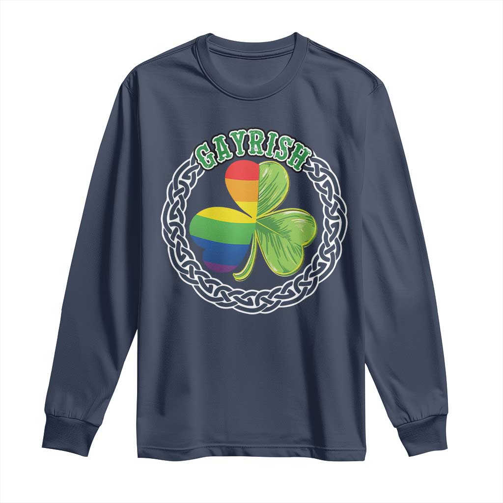 Gayrish Funny St. Patrick's Day LGBT Long Sleeve Shirt