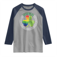 Gayrish Funny St. Patrick's Day LGBT Raglan Shirt