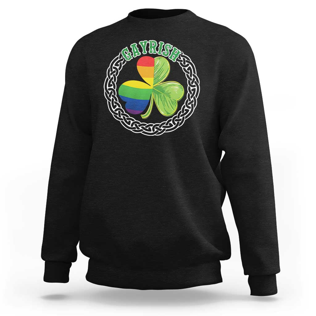 Gayrish Funny St. Patrick's Day LGBT Sweatshirt