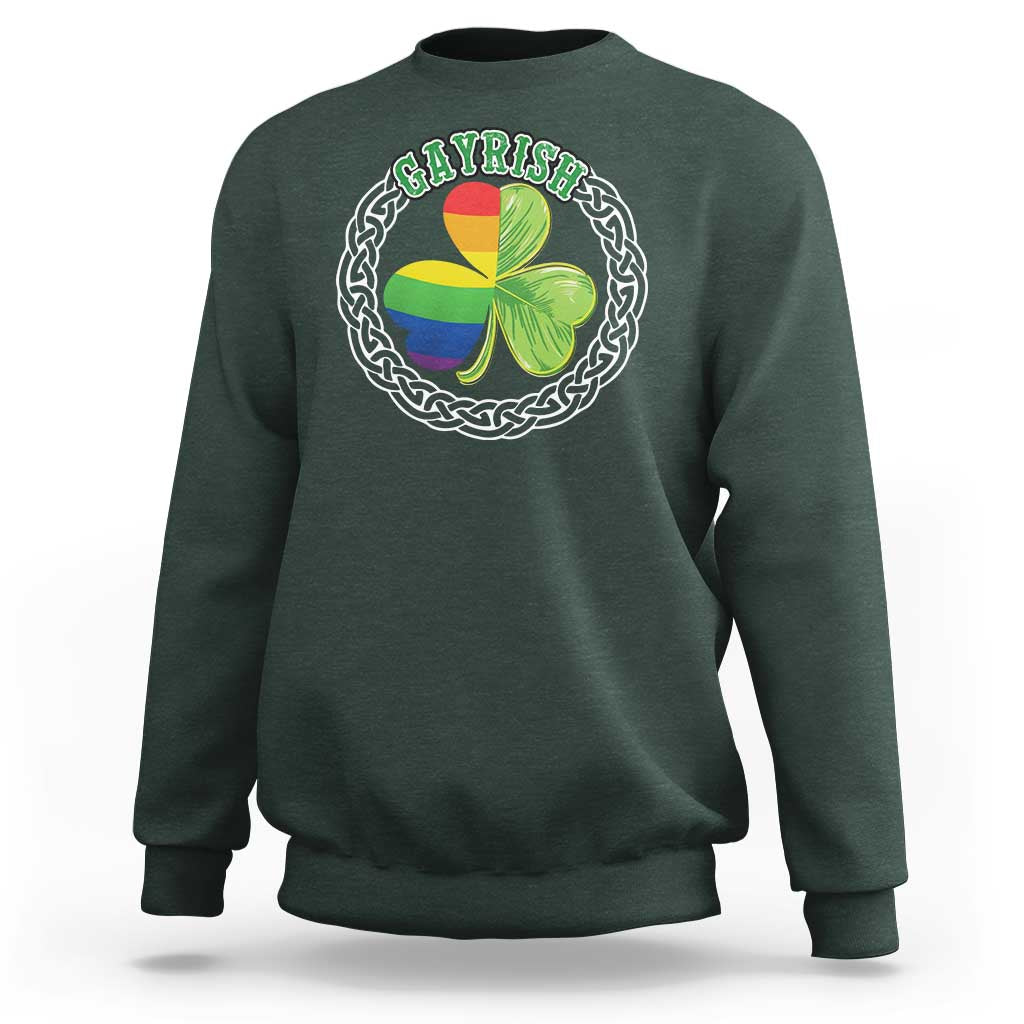 Gayrish Funny St. Patrick's Day LGBT Sweatshirt