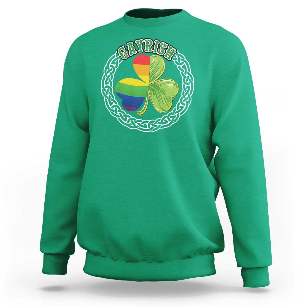 Gayrish Funny St. Patrick's Day LGBT Sweatshirt