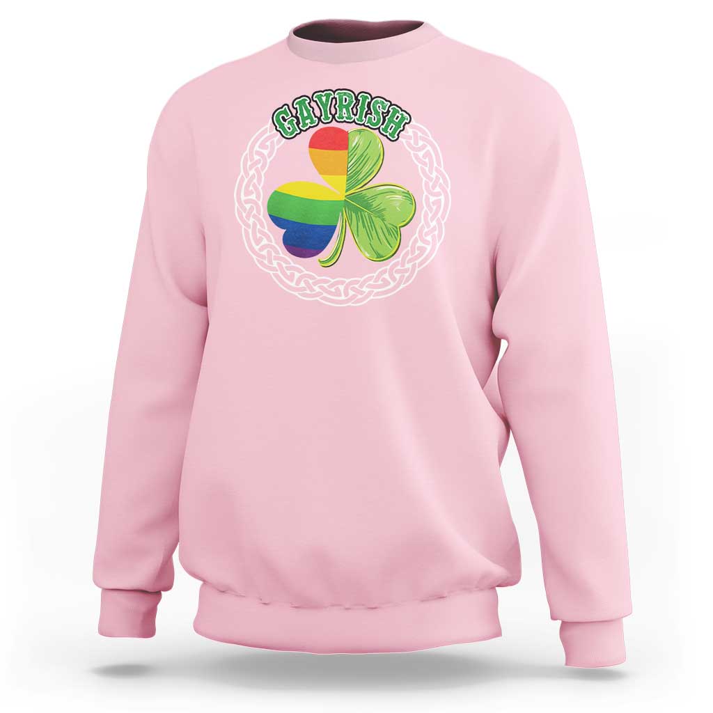 Gayrish Funny St. Patrick's Day LGBT Sweatshirt