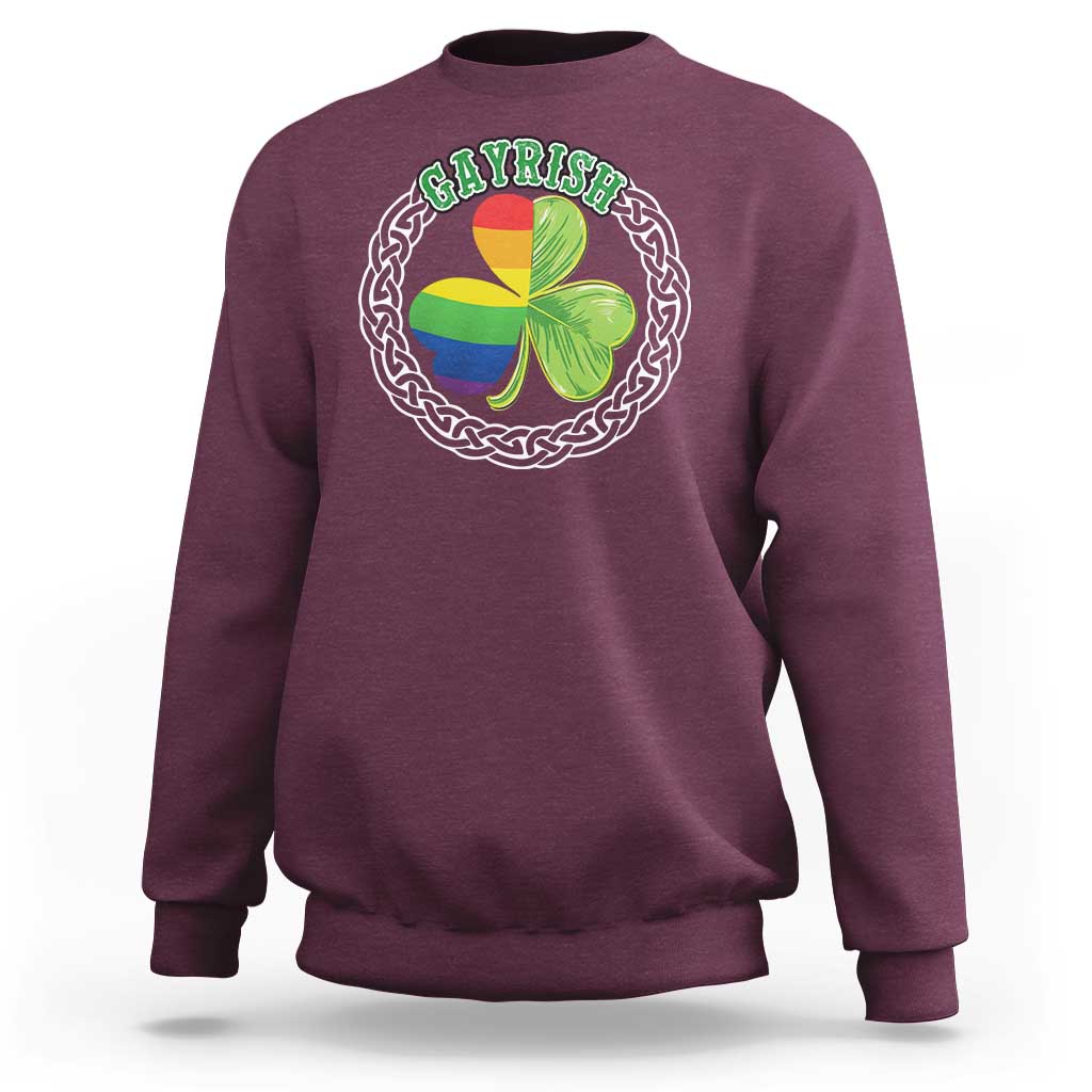 Gayrish Funny St. Patrick's Day LGBT Sweatshirt