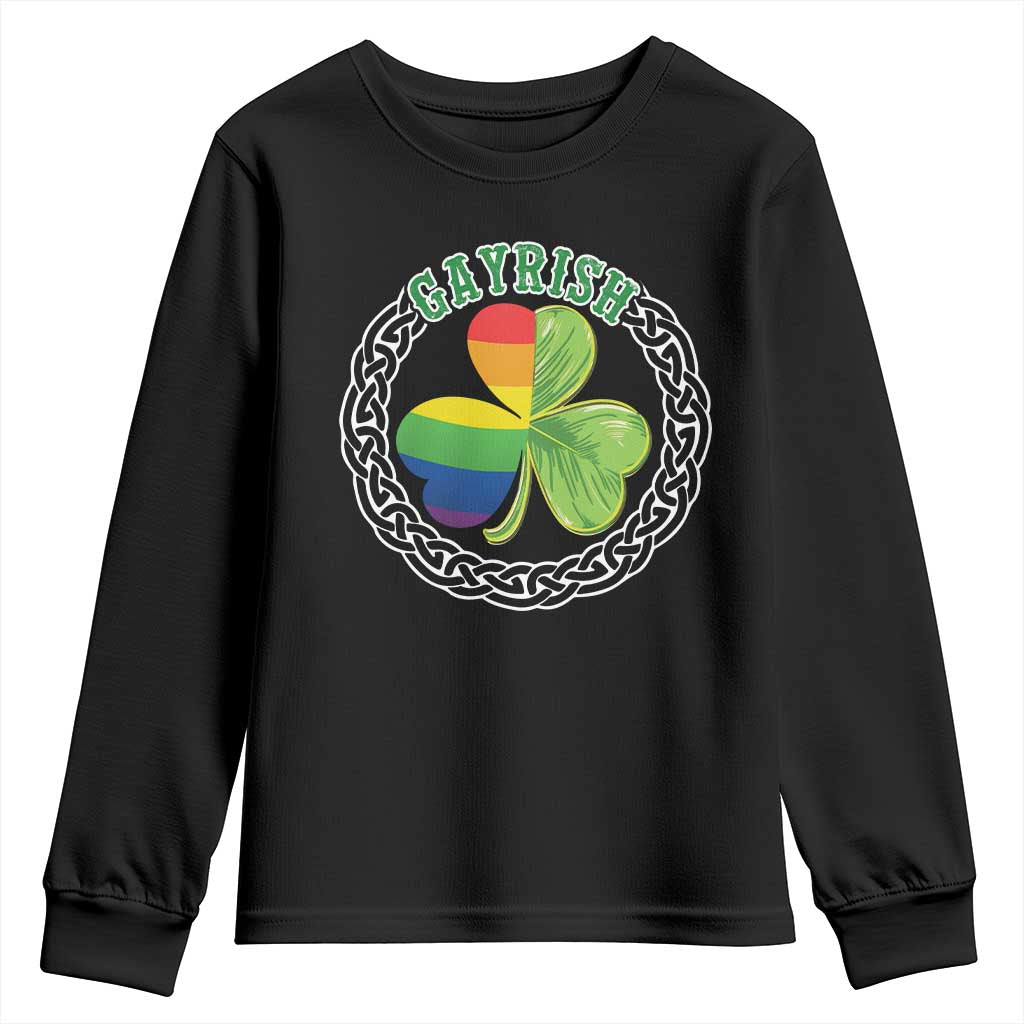 Gayrish Funny St. Patrick's Day LGBT Youth Sweatshirt