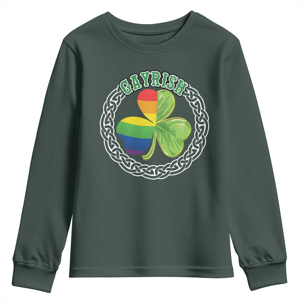 Gayrish Funny St. Patrick's Day LGBT Youth Sweatshirt