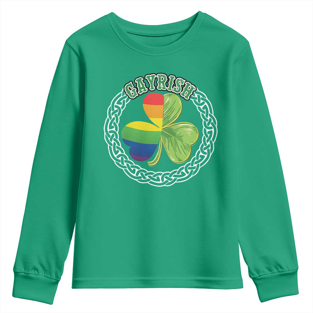 Gayrish Funny St. Patrick's Day LGBT Youth Sweatshirt