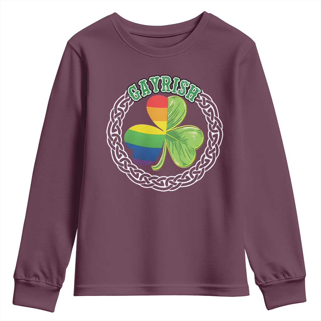Gayrish Funny St. Patrick's Day LGBT Youth Sweatshirt