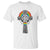 Rainbow Celtic Claddagh Cross T Shirt