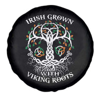 Irish Grown With Viking Roots Spare Tire Cover