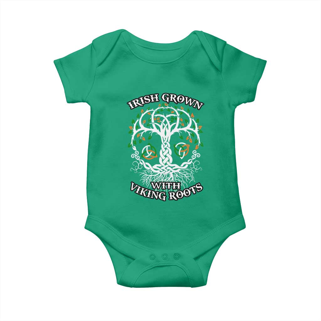 Irish Grown With Viking Roots Baby Onesie
