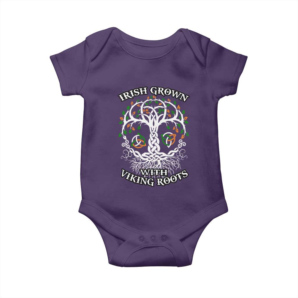 Irish Grown With Viking Roots Baby Onesie