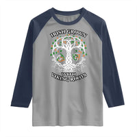 Irish Grown With Viking Roots Raglan Shirt
