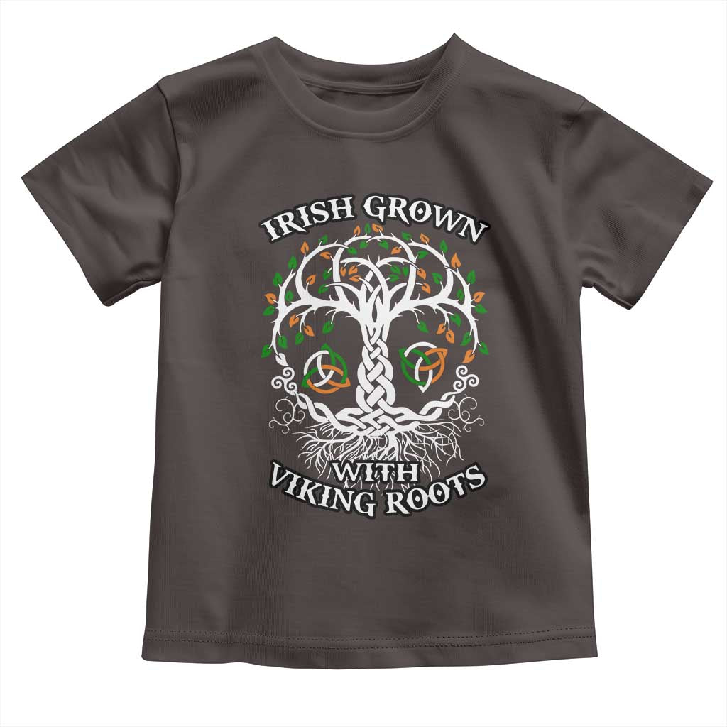 Irish Grown With Viking Roots Toddler T Shirt