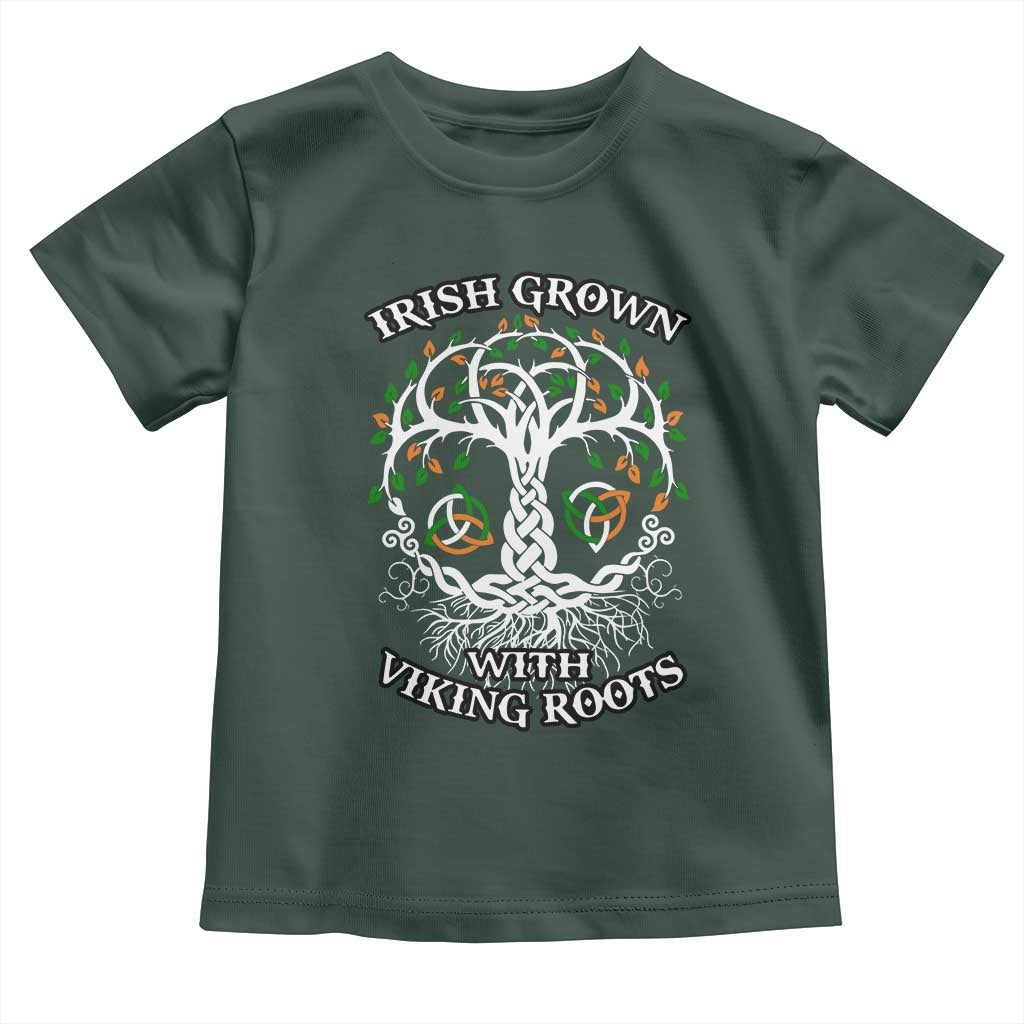 Irish Grown With Viking Roots Toddler T Shirt