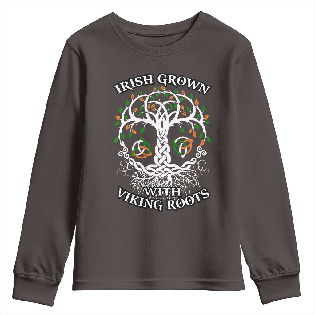 Irish Grown With Viking Roots Youth Sweatshirt