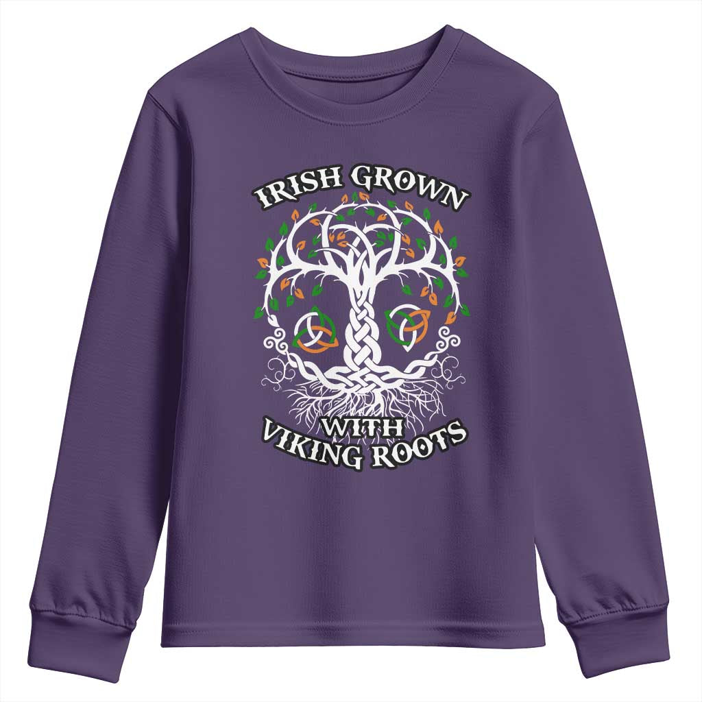 Irish Grown With Viking Roots Youth Sweatshirt