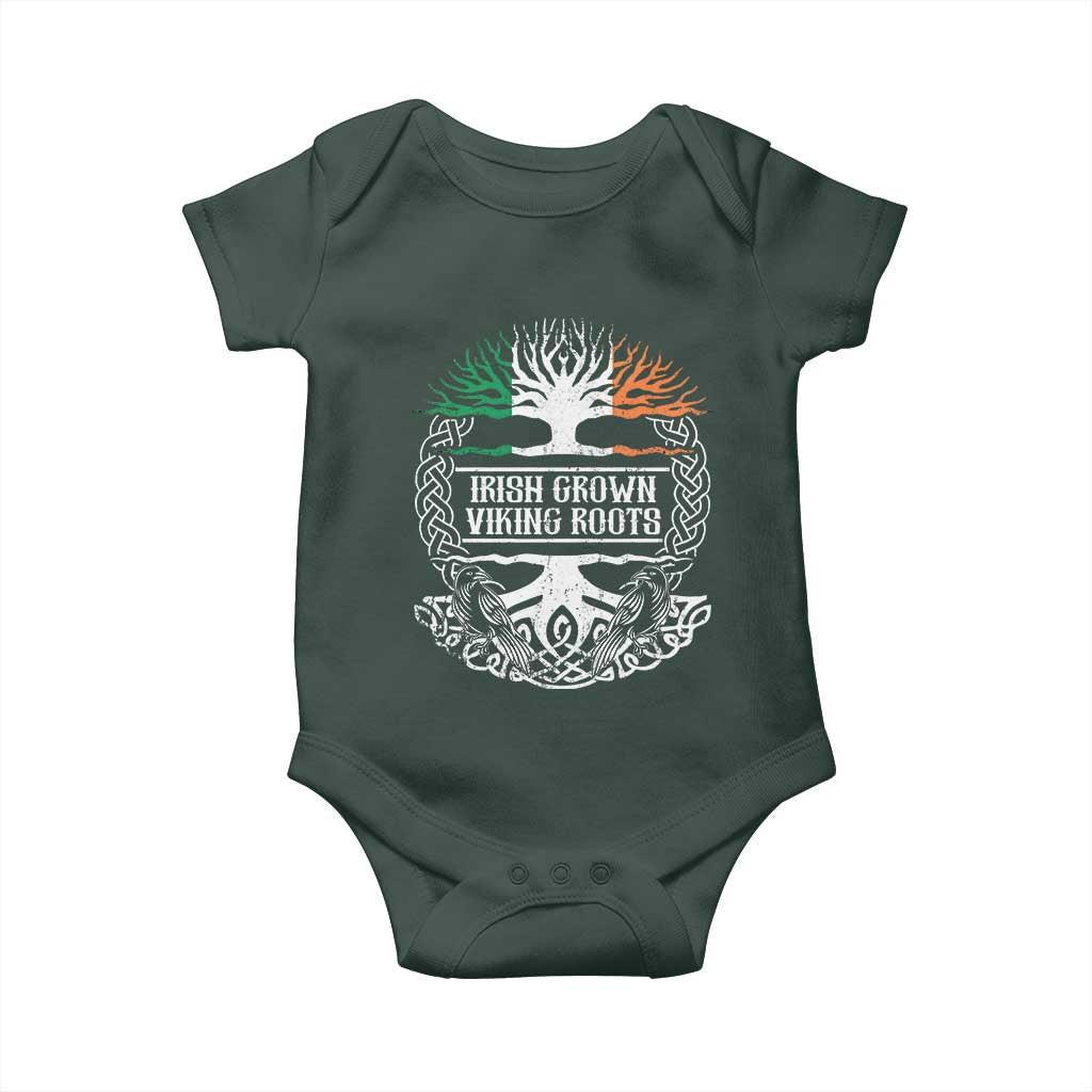 Irish Viking Baby Onesie Irish Grown With Viking Roots