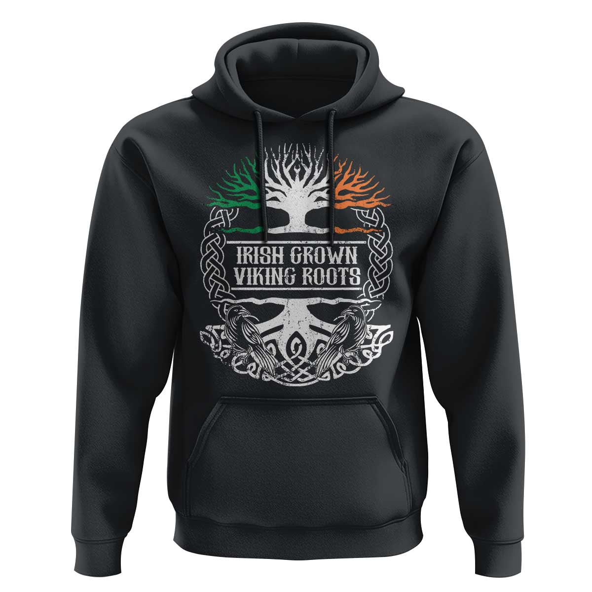 Irish Viking Hoodie Irish Grown With Viking Roots