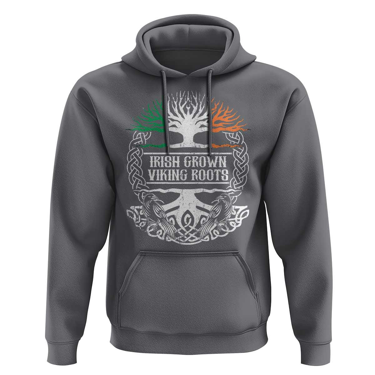 Irish Viking Hoodie Irish Grown With Viking Roots