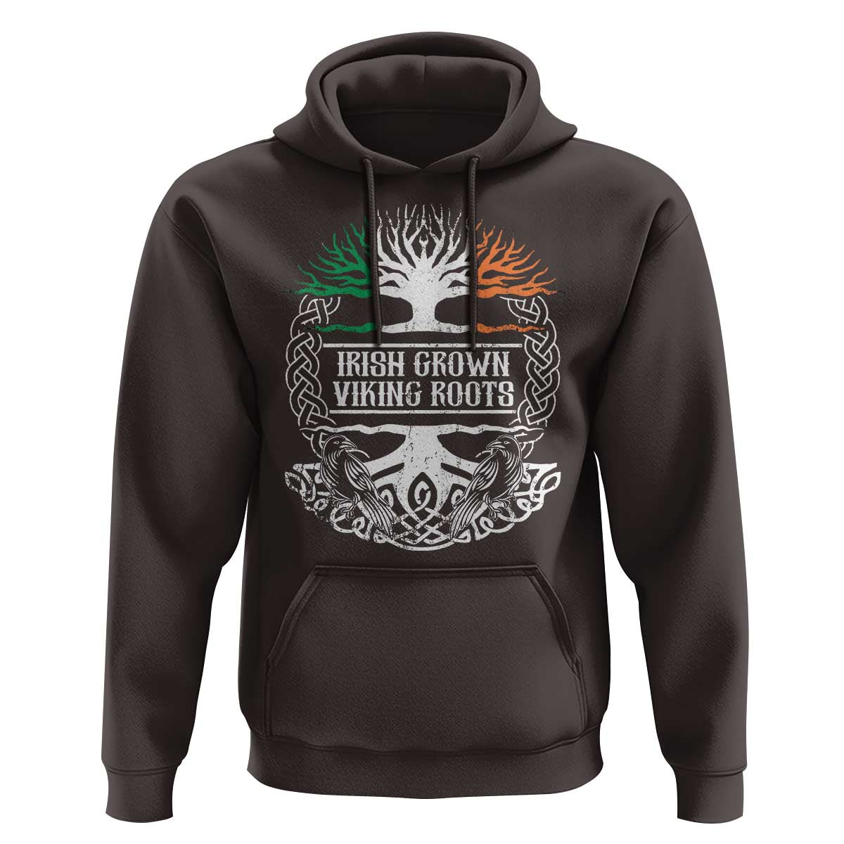 Irish Viking Hoodie Irish Grown With Viking Roots