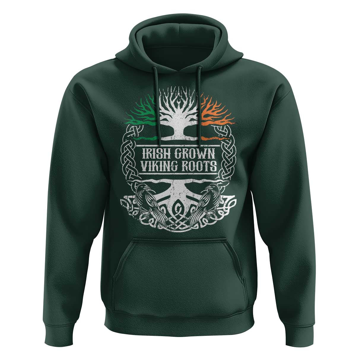 Irish Viking Hoodie Irish Grown With Viking Roots