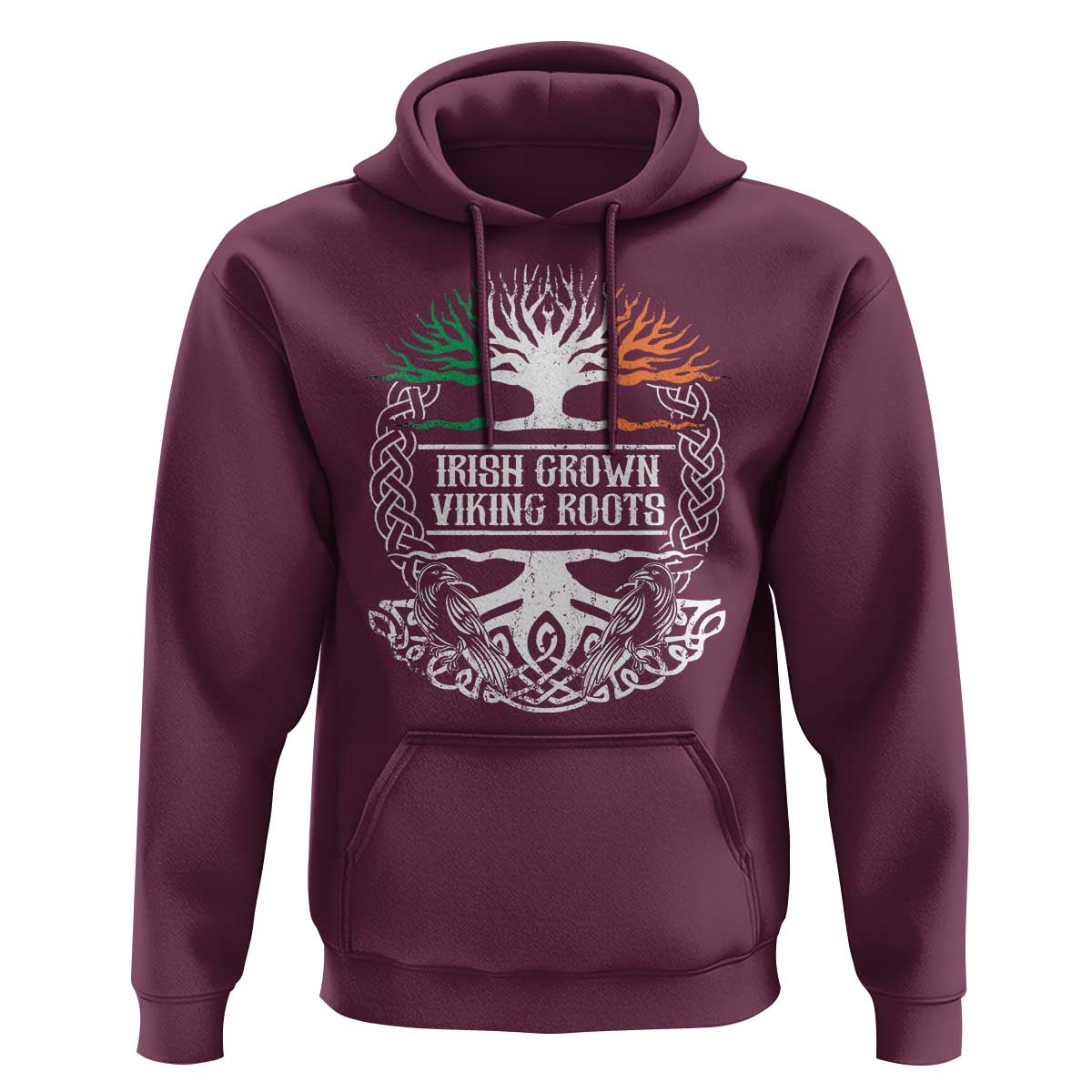 Irish Viking Hoodie Irish Grown With Viking Roots