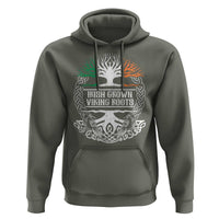 Irish Viking Hoodie Irish Grown With Viking Roots