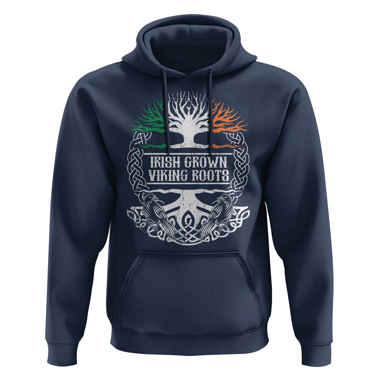 Irish Viking Hoodie Irish Grown With Viking Roots