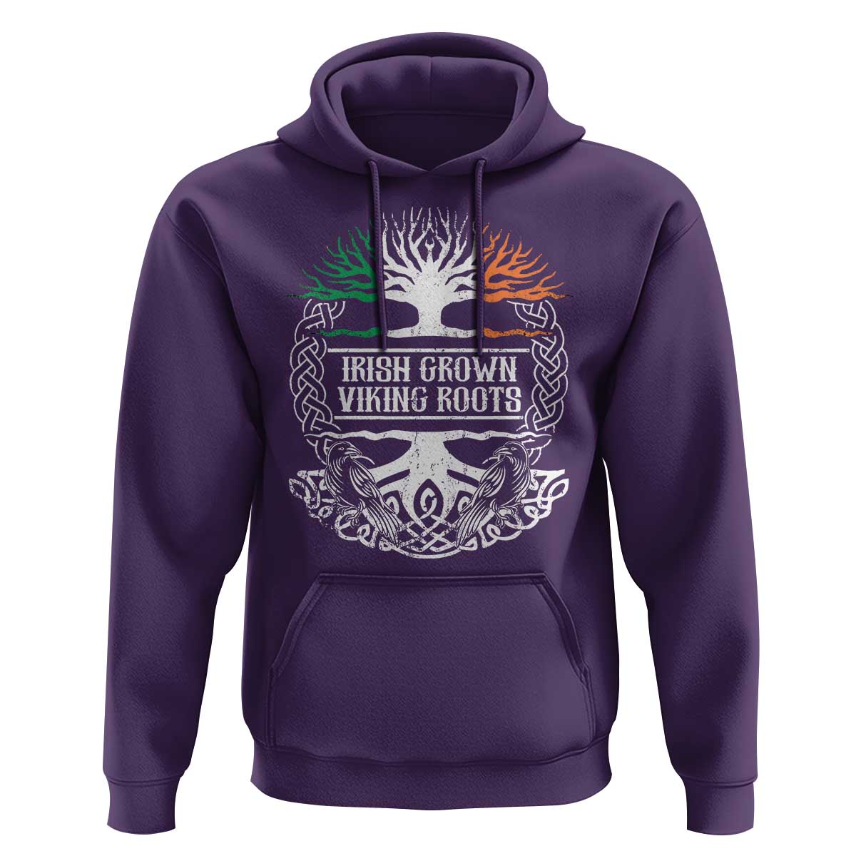 Irish Viking Hoodie Irish Grown With Viking Roots