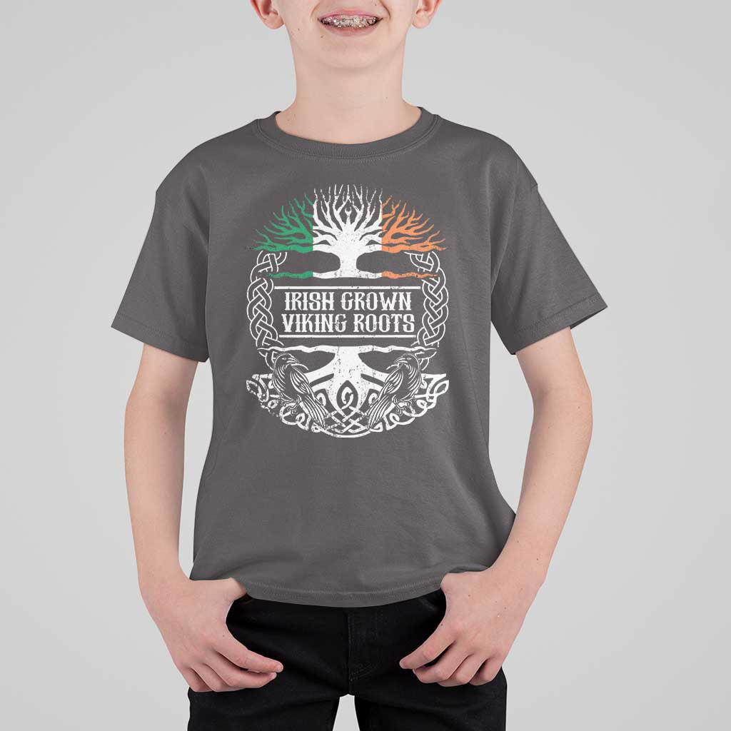 Irish Viking T Shirt For Kid Irish Grown With Viking Roots