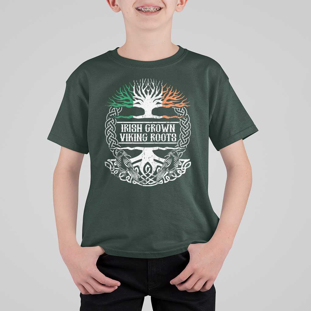 Irish Viking T Shirt For Kid Irish Grown With Viking Roots