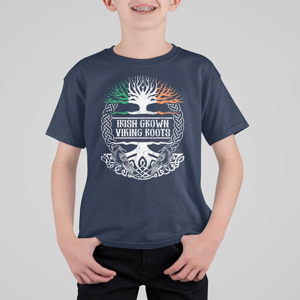 Irish Viking T Shirt For Kid Irish Grown With Viking Roots