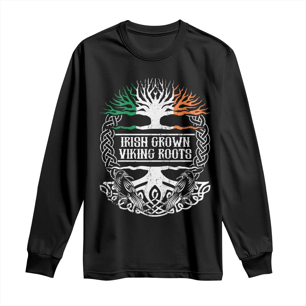 Irish Viking Long Sleeve Shirt Irish Grown With Viking Roots