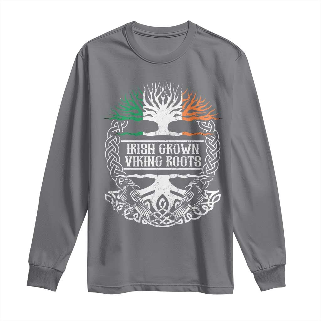 Irish Viking Long Sleeve Shirt Irish Grown With Viking Roots