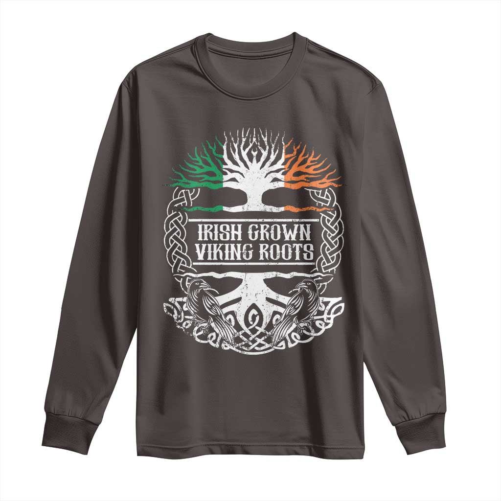 Irish Viking Long Sleeve Shirt Irish Grown With Viking Roots