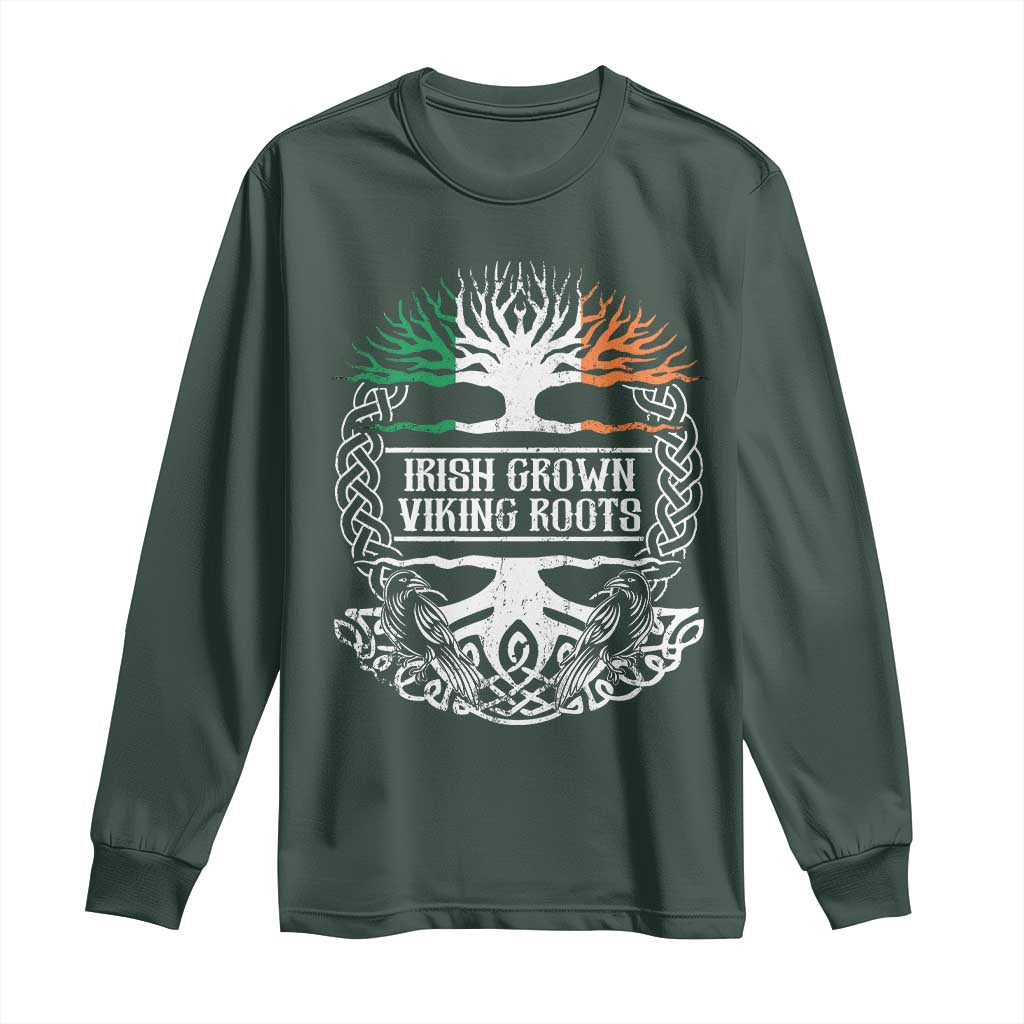 Irish Viking Long Sleeve Shirt Irish Grown With Viking Roots