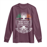 Irish Viking Long Sleeve Shirt Irish Grown With Viking Roots