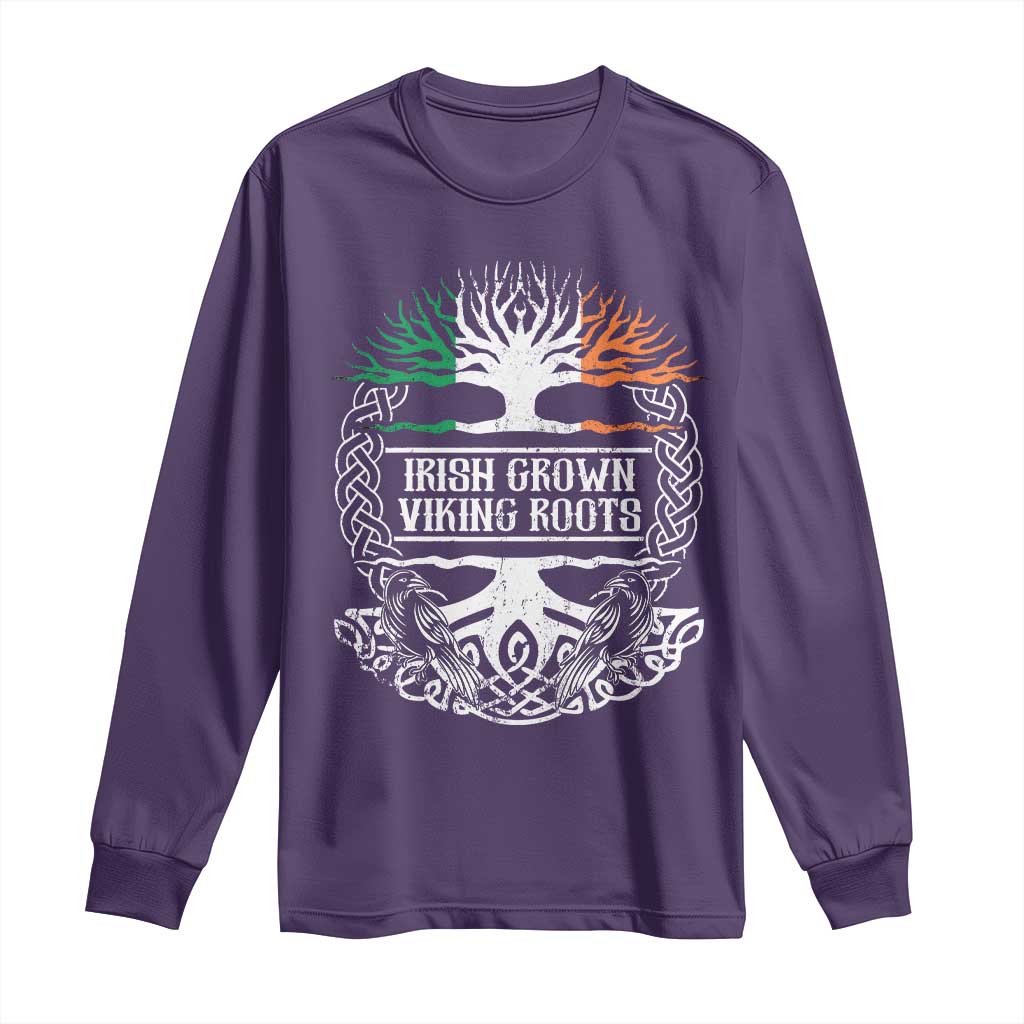 Irish Viking Long Sleeve Shirt Irish Grown With Viking Roots
