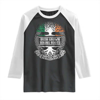 Irish Viking Raglan Shirt Irish Grown With Viking Roots
