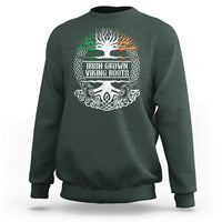 Irish Viking Sweatshirt Irish Grown With Viking Roots