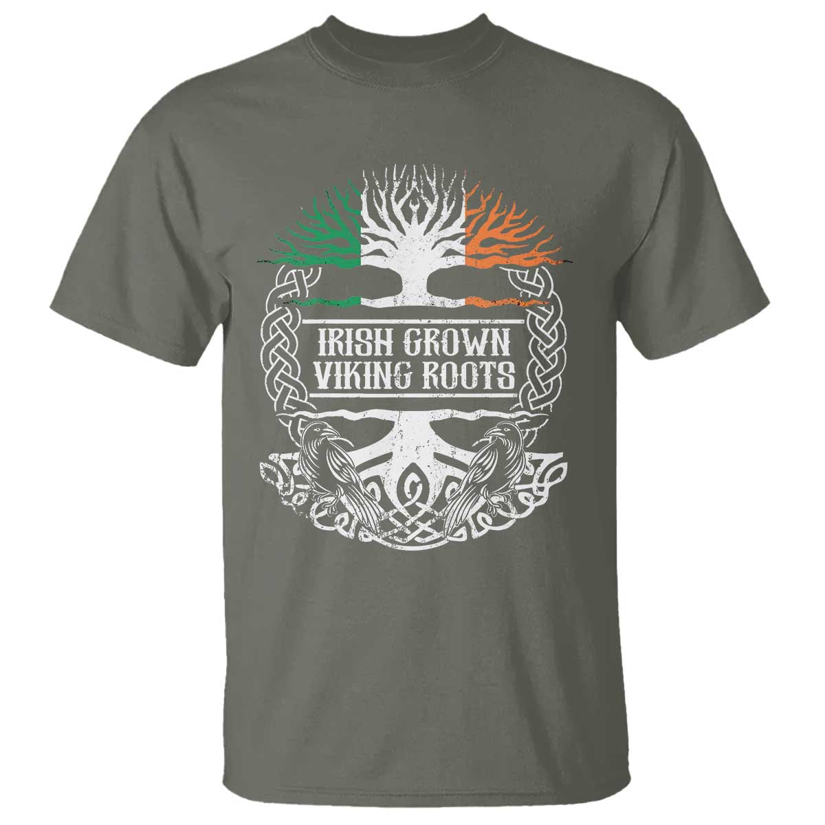 Irish Viking T Shirt Irish Grown With Viking Roots