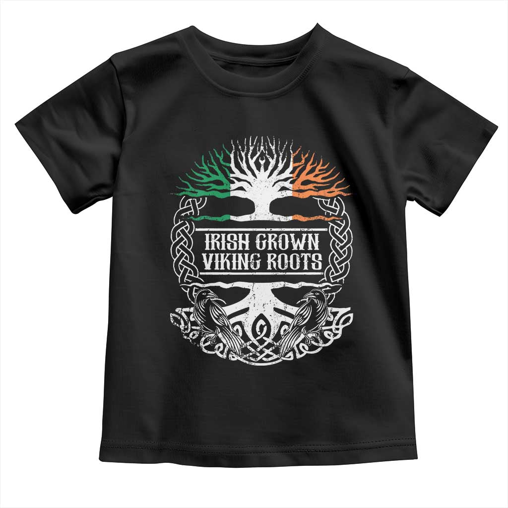 Irish Viking Toddler T Shirt Irish Grown With Viking Roots