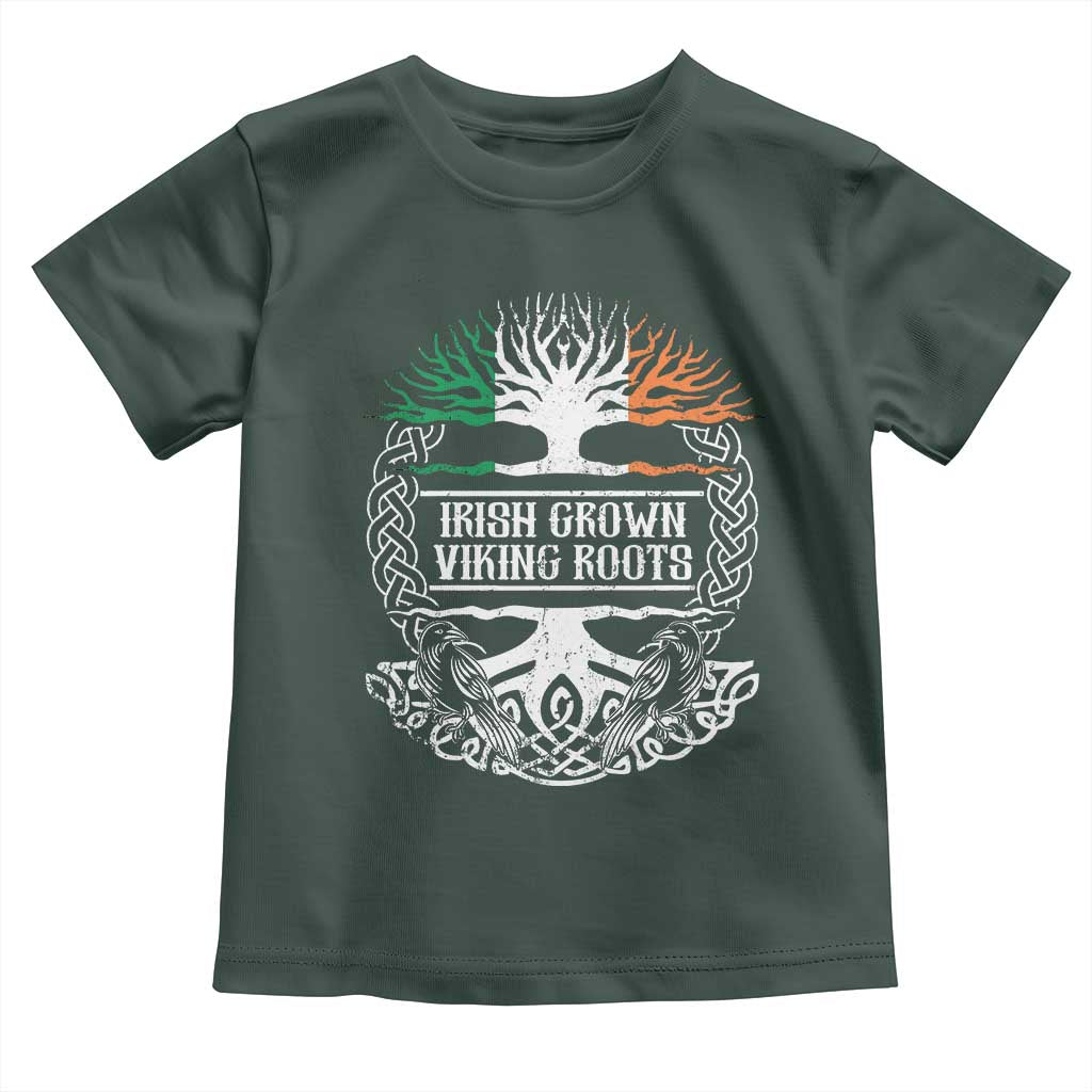 Irish Viking Toddler T Shirt Irish Grown With Viking Roots