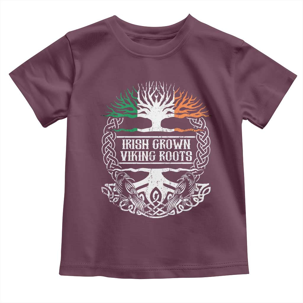 Irish Viking Toddler T Shirt Irish Grown With Viking Roots