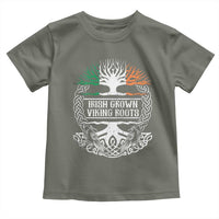 Irish Viking Toddler T Shirt Irish Grown With Viking Roots
