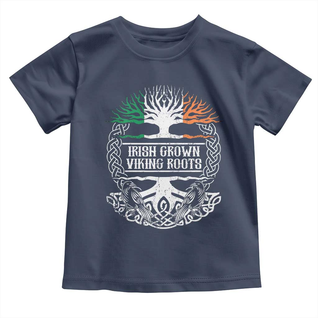 Irish Viking Toddler T Shirt Irish Grown With Viking Roots