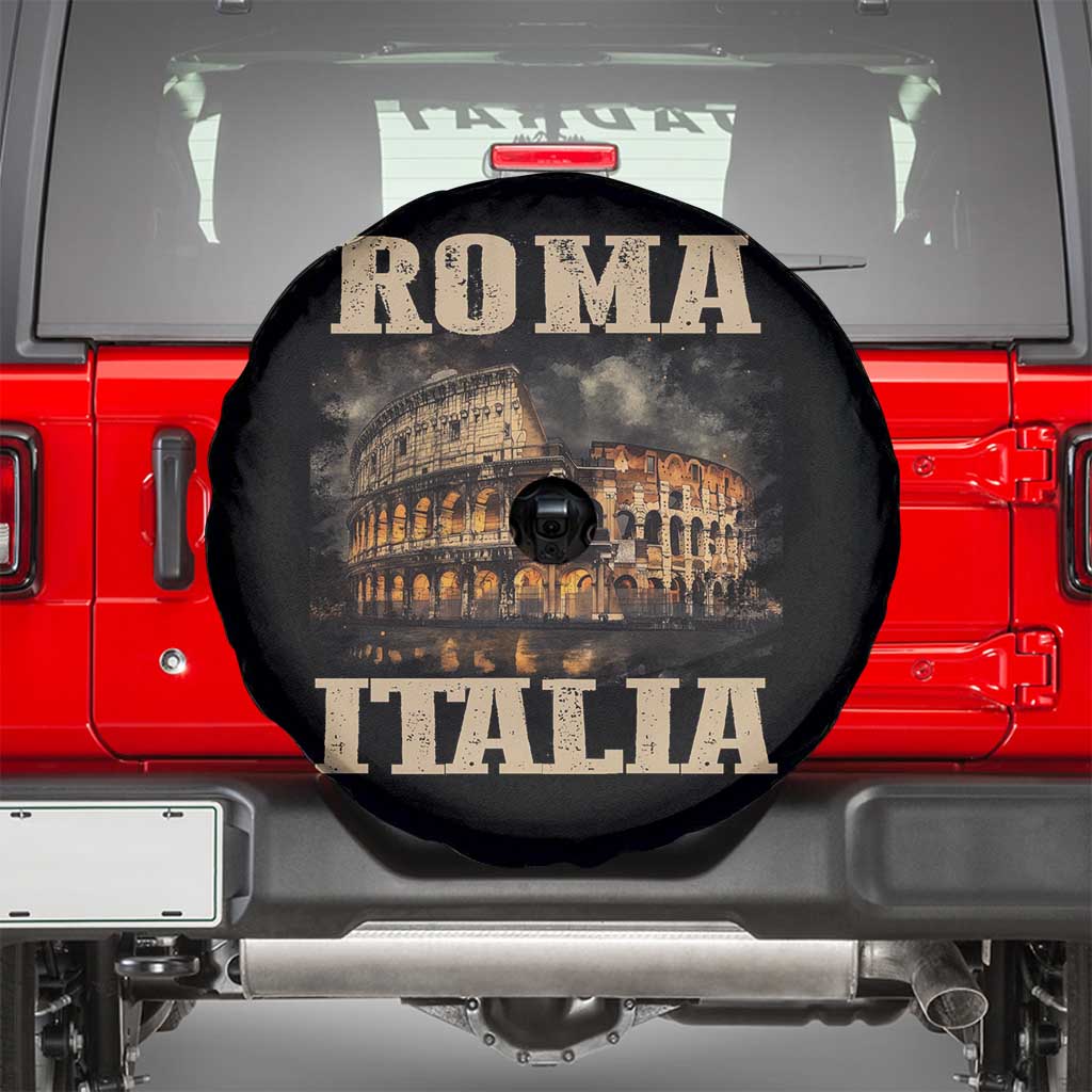 Roma Italia Colosseum Spare Tire Cover Vintage Italy Rome