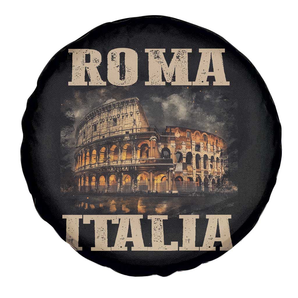 Roma Italia Colosseum Spare Tire Cover Vintage Italy Rome