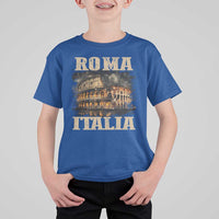 Roma Italia Colosseum T Shirt For Kid Vintage Italy Rome
