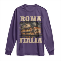 Roma Italia Colosseum Long Sleeve Shirt Vintage Italy Rome